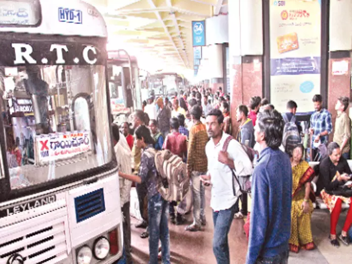 Telangana Bus and Railway Stations see Huge Sankranti Rush