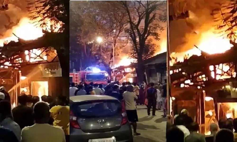 Fire Accident in Mustafa Bazar Godown in Mumbai | National News Today