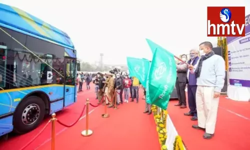 Arvind Kejriwal to Flag off Delhis First DTC Electric Bus Today Arvind Kejriwal to Flag off Delhis First DTC Electric Bus Today