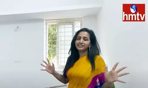 Anchor Lasya Manjunath Giving Home as a Gift for Dad Anchor Lasya Manjunath Giving Home as a Gift for Dad