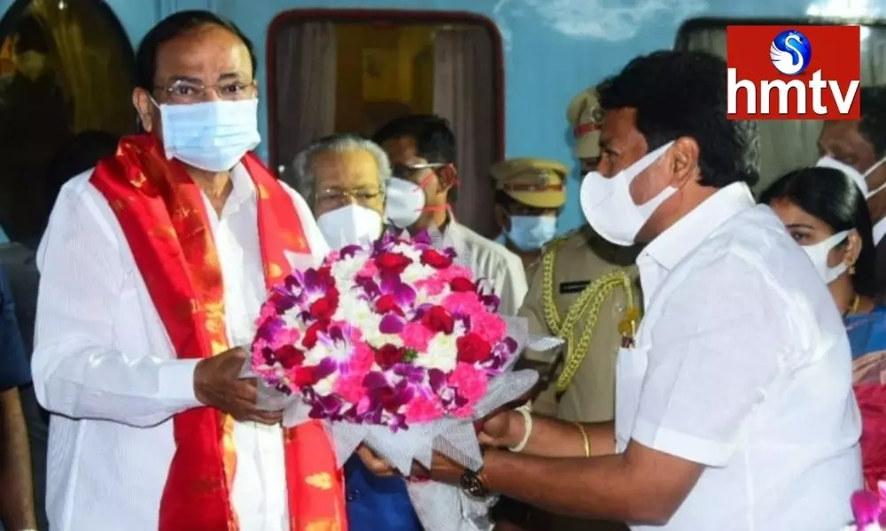 Vice President Venkaiah Naidu Touring in Andhra Pradesh