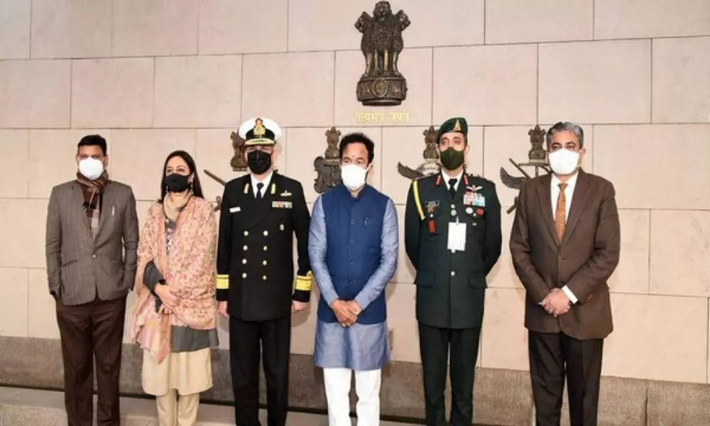 Kishan Reddy Visits The National War Memorial in Delhi