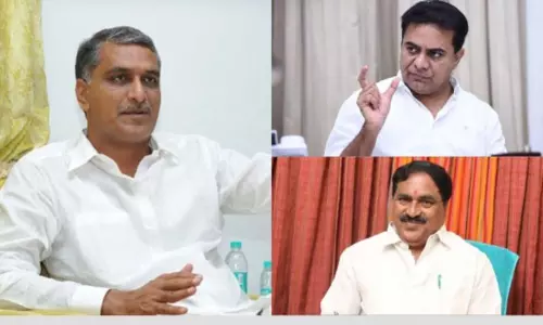 Ministeres review meeting on corona cases in Telangana