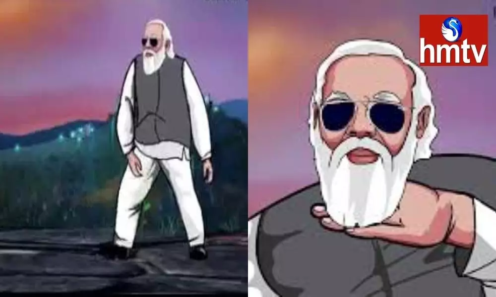 PM Narendra Modi Srivalli Dance Video Viral