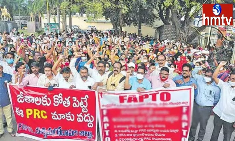AP Employee Unions Press Meet on Protest