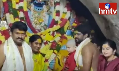 Minister Talasani Srinivas Yadav Visit komuravelli Mallanna Temple