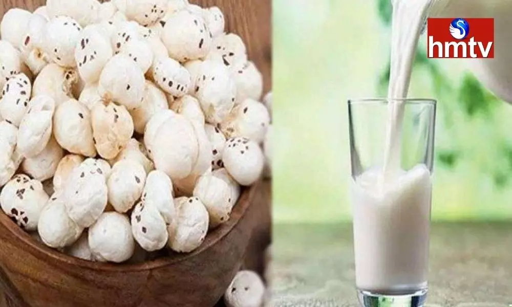 Juice made with milk, dates and makhana is best for bone and dental  health
