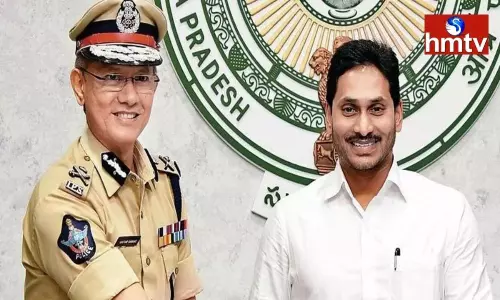 DGP Goutam Sawang had a Meeting With CM Jagan