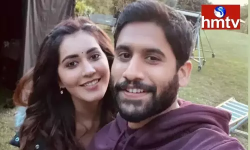 Naga Chaitanya romance with Rashi Khanna in Russia Naga Chaitanya romance with Rashi Khanna in Russia