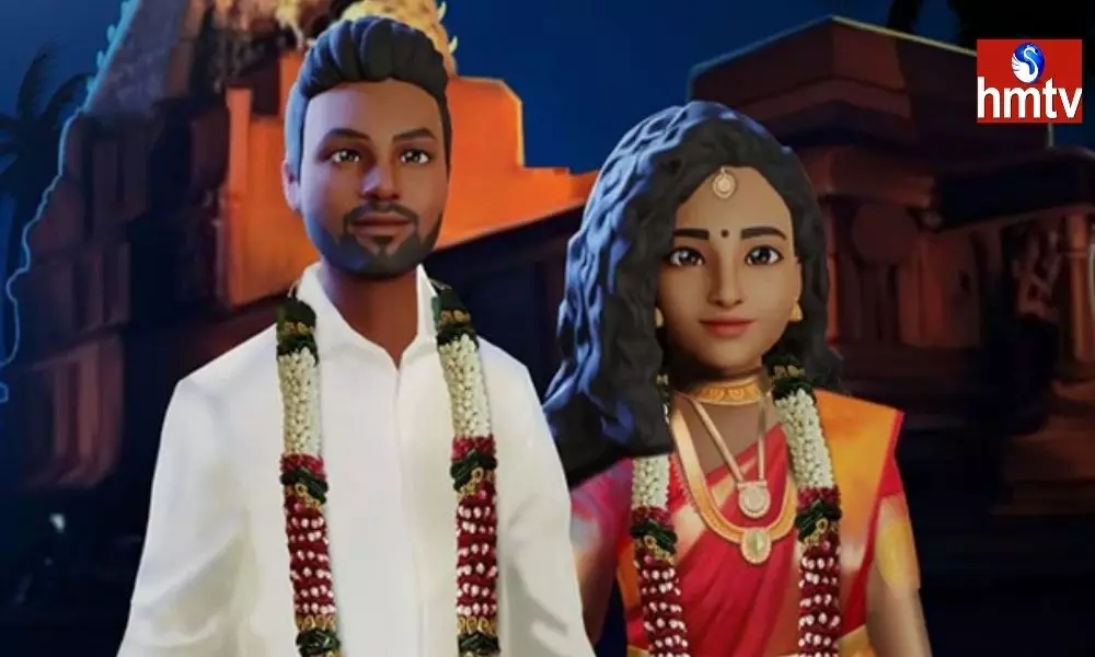 Tamil Nadu Couples Wedding Reception In Metaverse