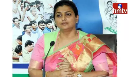 Roja Disgusted With YSRCP Group Politics Roja Disgusted With YSRCP Group Politics