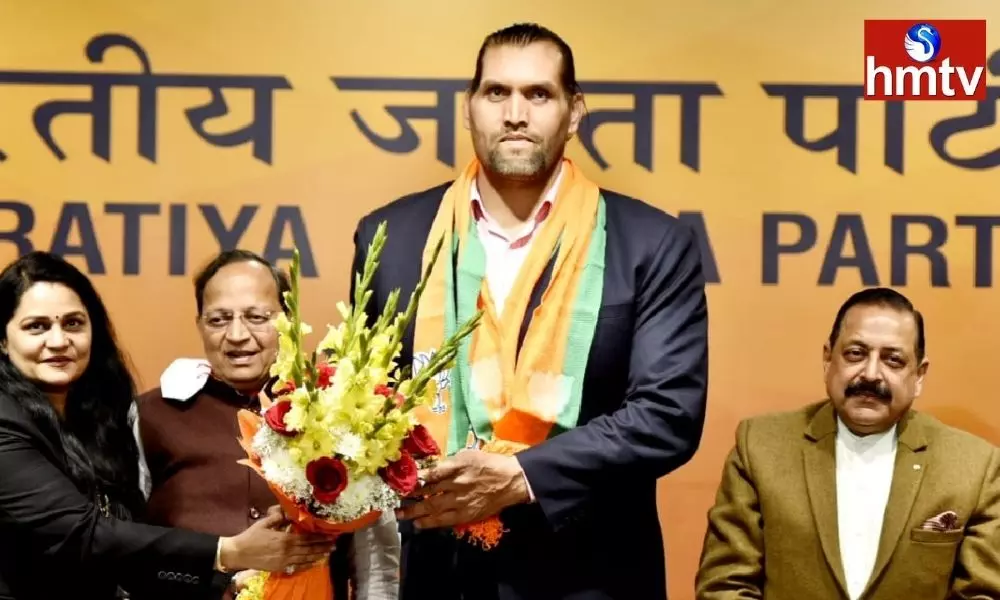 The Great Khali  Joined The BJP Party