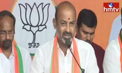 Bandi Sanjay Said that CM KCR Always Wants Vote Bank Politics Bandi Sanjay Said that CM KCR Always Wants Vote Bank Politics