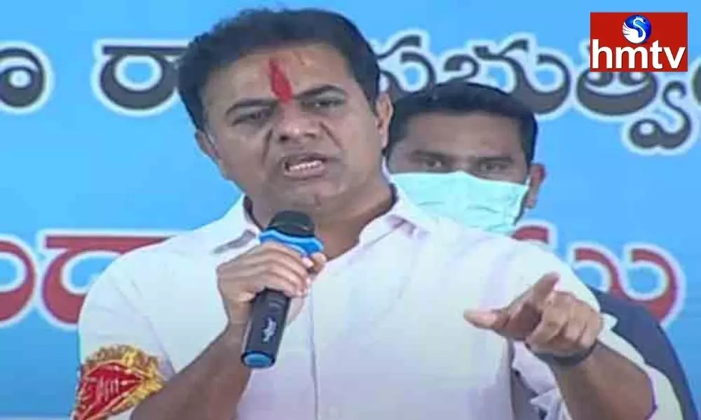 Minister KTR Distributed to the Beneficiaries of Double Bedroom Houses in Mustabad