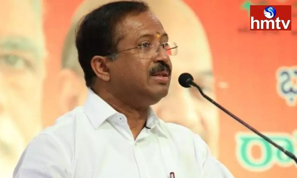 Union Minister Muraleedharan Tweets on KCR Comments