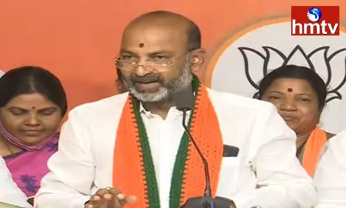 BJP State President Bandi Sanjay Countered CM KCR | Telangana News Today