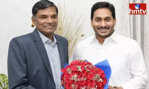 Intelligence Chief Kasireddy Rajendranath Reddy Met CM Jagan Intelligence Chief Kasireddy Rajendranath Reddy Met CM Jagan