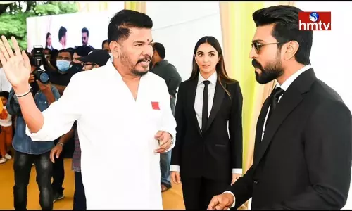 Shankar Showers Praise On Ram Charan Shankar Showers Praise On Ram Charan
