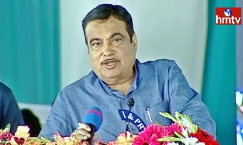 Union Minister Nitin Gadkari Visit Andhra Pradesh Union Minister Nitin Gadkari Visit Andhra Pradesh
