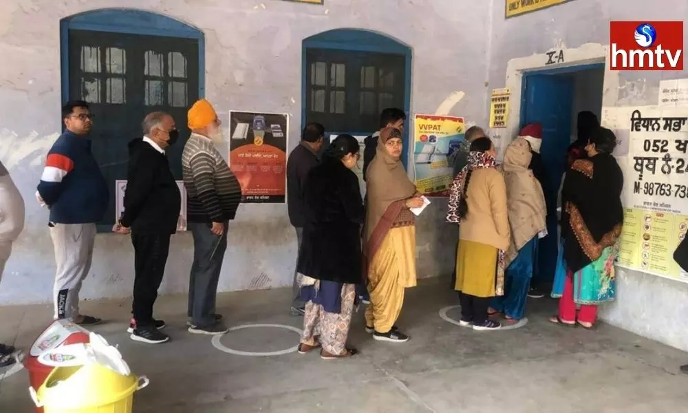 Voting began in all 117 seats in Punjab and 59 constituencies in Uttar Pradesh
