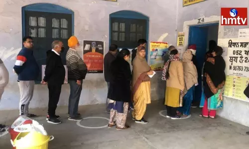 Voting began in all 117 seats in Punjab and 59 constituencies in Uttar Pradesh