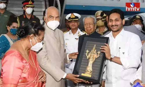 President Ram Nath Kovind in Visakhapatnam President Ram Nath Kovind in Visakhapatnam