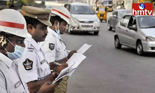 New Proposal to Clear Pending Challans in Hyderabad | Telugu Online News