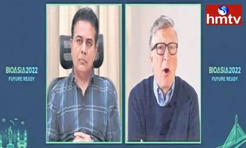Discussion Between KTR and Bill Gates at the Bio Asia Conference