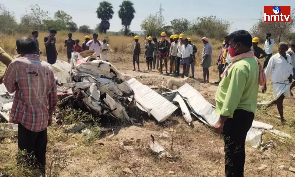 Helicopter Crash in Nalgonda District