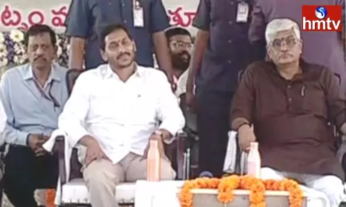AP CM YS Jagan Visiting Polavaram Project with Union Minister Gajendra Singh Shekavath