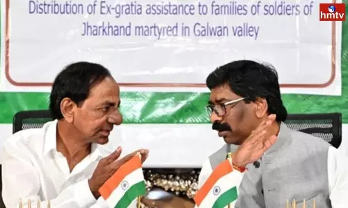 KCR Meeting with Jharkhand CM Hemant Soren about Federal Front | Telugu Online News
