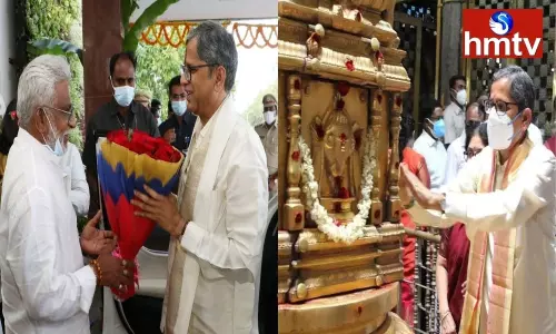CJI NV Ramana Visiting Tirumala | AP News Today CJI NV Ramana Visiting Tirumala | AP News Today