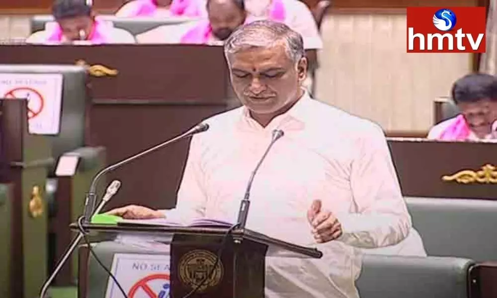 Harish Rao Introduced the Telangana Budget 2022-23 | TS News News