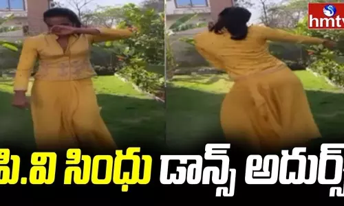 PV Sindhu Dance to Kacha Badham Song PV Sindhu Dance to Kacha Badham Song