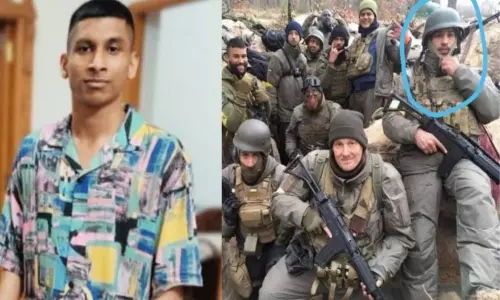 Coimbatore Youth Joins Ukrainians in Fight Against Russia