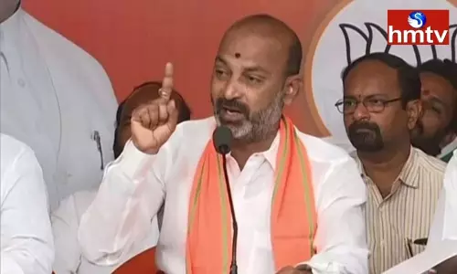 BJP Chief Bandi Sanjay Comments on CM KCR | TS News BJP Chief Bandi Sanjay Comments on CM KCR | TS News