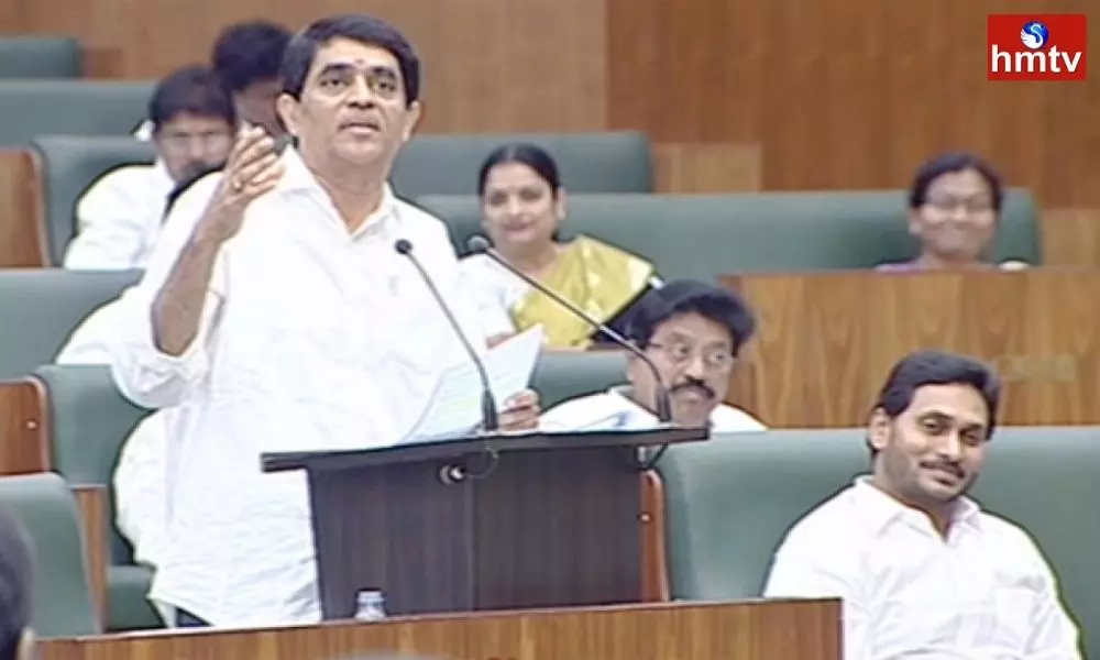 Minister Buggana Rajendranath Introduces the Annual Budget 2022-23 in AP Assembly