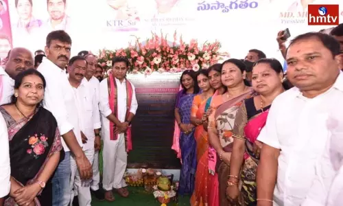 Minister KTR Launched Several Development Projects in Hyderabad Minister KTR Launched Several Development Projects in Hyderabad