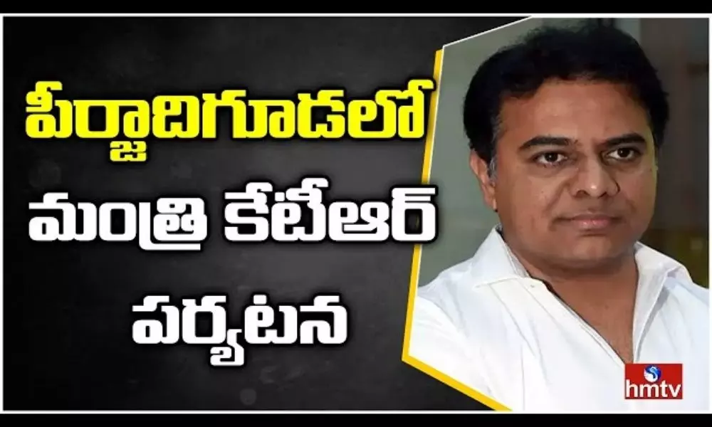 KTR Inaugurates Development Programs in Peerzadiguda