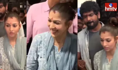 Nayanthara Sindoor on Forehead