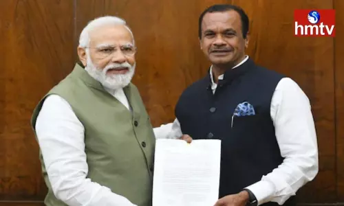 MP Komatireddy Venkat Reddy Met PM Narendra Modi | TS News Today