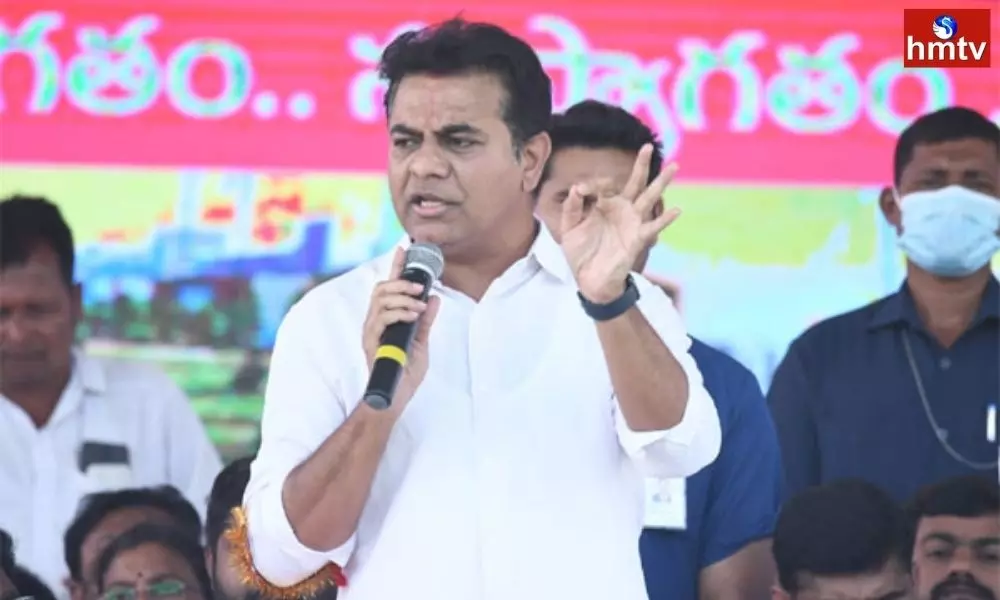 Minister KTR Comments on BJP Chief Bandi Sanjay | TS News Today