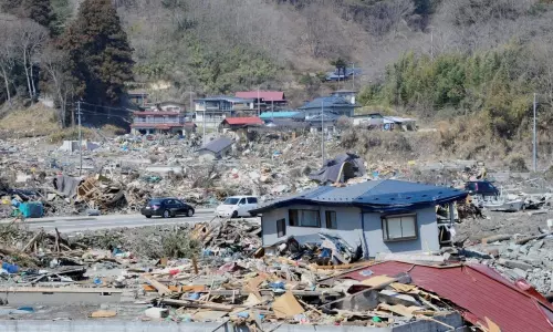 Earthquake in Japan Today 17 03 2022 Recorded as 7.3 Intensity on Richtor Scale and Tsunami Warning Given Earthquake in Japan Today 17 03 2022 Recorded as 7.3 Intensity on Richtor Scale and Tsunami Warning Given