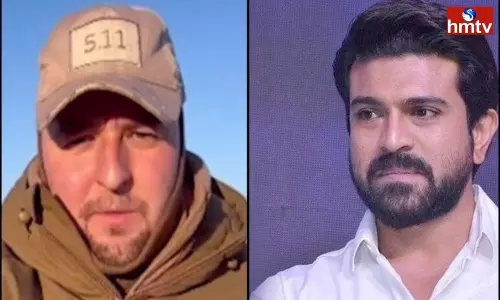 Ram Charan Helps Ukranian Security Guard Family Ram Charan Helps Ukranian Security Guard Family