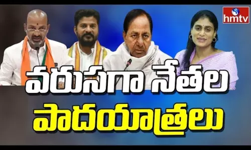 Political Leaders Padayatra