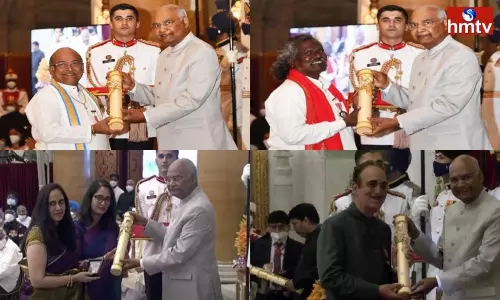 President Ram Nath Kovind Confers Padma Awards to 54 Distinguished Personalities President Ram Nath Kovind Confers Padma Awards to 54 Distinguished Personalities