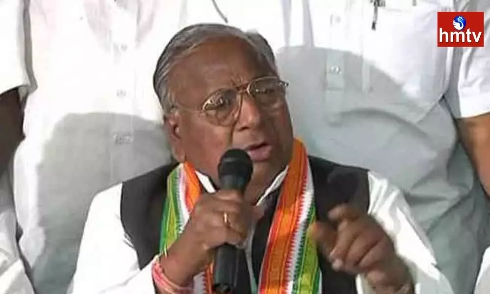 Congress Leader V Hanumantha rao Comments on The State And Central Government