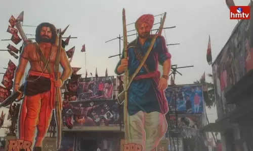 Jr NTR and Ram Charan Fans Fight in Kuppam