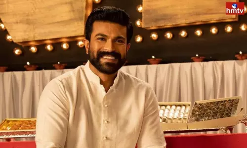 Fan Jayaraj Created Ram Charan Face with Paddy in Jogulamba Gadwal | Live News Fan Jayaraj Created Ram Charan Face with Paddy in Jogulamba Gadwal | Live News