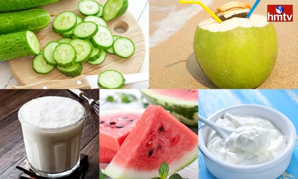 in Summer These Foods Protect From Heat Water Milk Watermelon